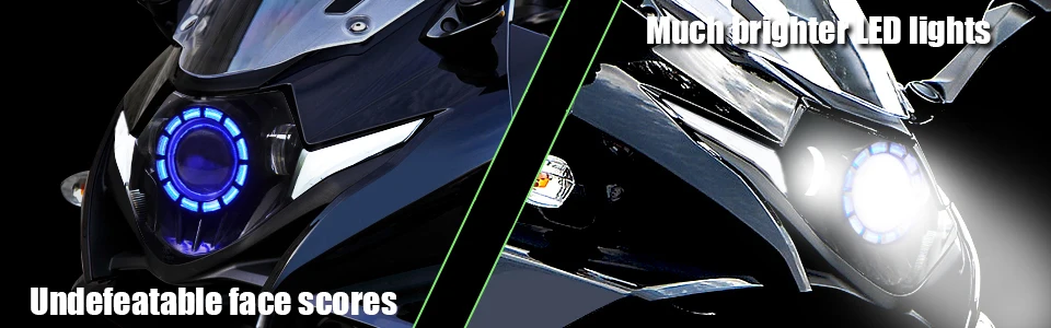 KT Full LED Headlight Assembly for Suzuki GSX250R 2017 Motorcycle Replace Headlamp Lighting Lamp Clear Hi-Low Beam Front Moto